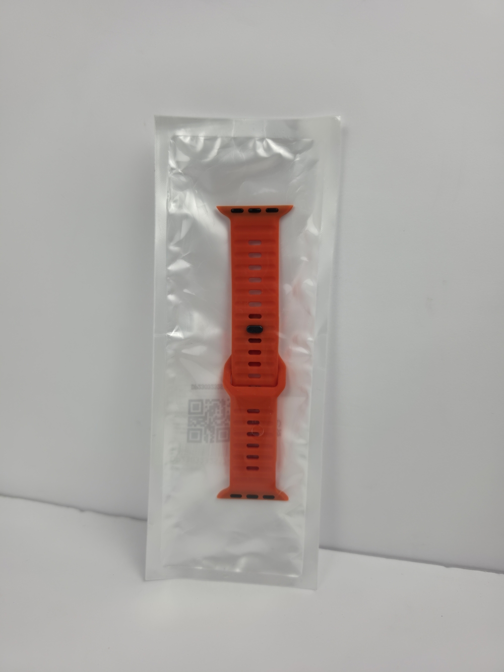 Orange Silicone Sport Watch Band Replacement Strap Breathable Adjustable New - Picture 2 of 2